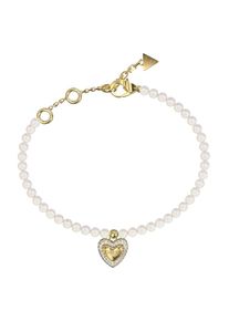 Guess, Femmes Bracelet, jaune d'or / blanc