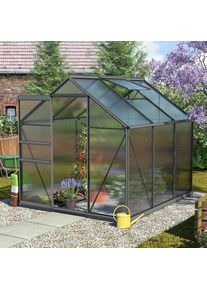 Vitavia Gew&auml;chshaus Calypso Tomatenhaus Schwarz, 4 mm, 232x195x197 cm (LxBxH)
