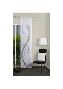 Home Wohnideen, Home Wohnideen Schiebegardine &raquo;TIBASO&laquo; Paneelwagen 1 Stk. tlg. halbtransparent, wei&szlig;, Wirkware, Polyester