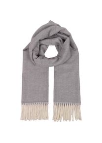 Capelli New York, Unisex, Modeschal Strukturmuster, Fransenkante, w&auml;rmend, light grau, Einheitsgr&ouml;&szlig;e, Schal von Capelli New York