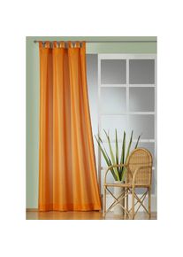 WIRTH, Gardine &raquo;Daria&laquo; Schlaufen 1 Stk. tlg., orange, Polyester