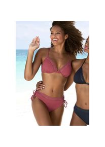 s.Oliver, Unisex, s.Oliver B&uuml;gel-Bikini-Top &raquo;Aiko&laquo; mit H&auml;keloptik, rostrot, 40, Cup C, Modische Lasercut-Kante