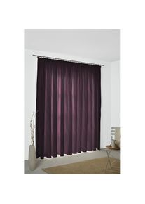 WIRTH, Vorhang &raquo;Lupara&laquo; Multifunktionsband 1 Stk. tlg., lila, Jacquard, Baumwolle, Polyester