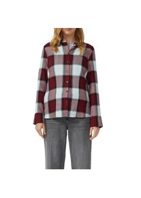 s.Oliver, Unisex, s.Oliver Hemdbluse mit Karo Muster, schwarz merlot check, 36, Bluse von s.Oliver Red Label