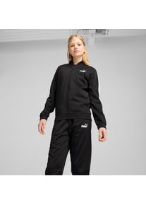 Puma, Unisex, Puma Trainingsanzug &raquo;POLY BASEBALL SUIT G&laquo; 2 Stk. zweiteiliges Set, f&uuml;r Jugendliche, sportlicher Stil, mit Stehkragen, Puma schwarz, 164