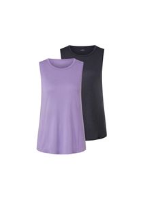 Tchibo - 2 Sport-Tops - Damen - Gr. XS - anthrazit