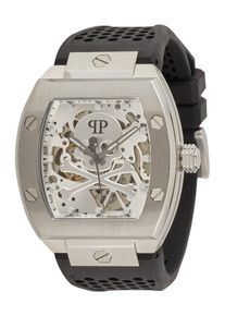 Philipp Plein, Hommes Montre &agrave; affichage analogique, noir / argent