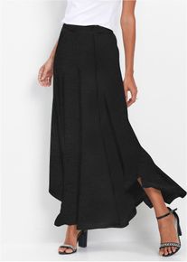 Jersey-Rock aus Viskose-Mix in schwarz, Gr&ouml;sse 56/58 (3XL), bonprix