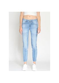 Gang, Unisex, Gang Slim-fit-Jeans &raquo;94SANA&laquo; mit Galonstreifen, cross midblau, 32, N-Gr, Slim fit Jeans 94SANA von Gang