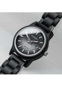 Holzkern Holzuhr Nightbird (Ahorn/Schwarz), Herren, Naturholz