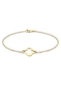 Elli, Femmes Bracelet 'Kleeblatt', or