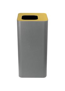 Collecteur de tri Pure, capacit&eacute; 100 l, gris / jaune