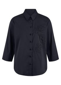 Basler - Bluse mit 3/4-Arm, blau, Gr. 36, Baumwolle