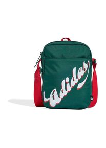 adidas Performance Sporttasche 'TIRO' Damen, dunkelgr&uuml;n / rot / wei&szlig;, Gr&ouml;&szlig;e NS