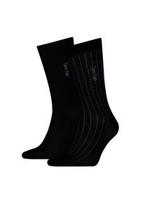 Calvin Klein, Herren, Socken &raquo;CK MEN SOCK 2P PINSTRIPE&laquo; 2er Pack, schwarz, - (40/46)