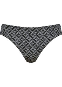 Naturana, Unisex, Bikini-Hose &raquo;Beautiful Beaches&laquo; 1 Stk. mit Muster, flexibler Bund, kein Einschneiden, elastisch, kombinierbar, schwarz, print, 38, N