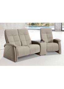 exxpo - Sofa Fashion, exxpo - sofa fashion 3-Sitzer &raquo;Tivoli, Kinosofa mit Tischablage & Stauraumfach, man. Relaxfunktion&laquo; mit Relaxfunktion, stein, 
