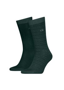 Calvin Klein, Herren, Socken &raquo;CK MEN SOCK 2P GRID&laquo; 2er Pack, dunkelgr&uuml;n, - (40/46)