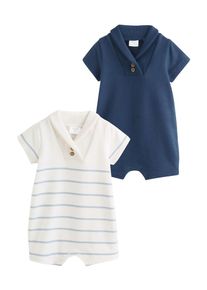 next, Gar&ccedil;ons Barboteuse / body, bleu marine / bleu clair / blanc