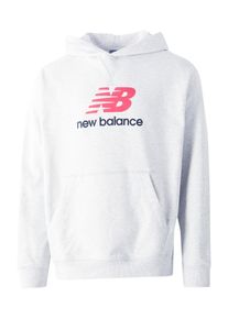 New Balance Sweatshirt Herren Gr&ouml;&szlig;e S graumeliert / hellrot / schwarz
