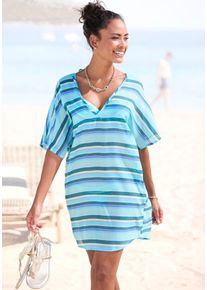 s.Oliver Strandkleid Damen Gr&ouml;&szlig;e 42 blau / hellblau / dunkelgr&uuml;n