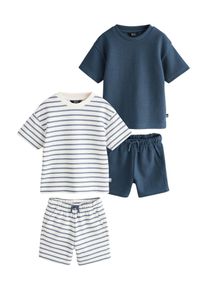next Set Jungen Gr&ouml;&szlig;e 80 marine / taubenblau / wei&szlig;
