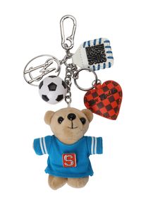 Steve Madden Schl&uuml;sselanh&auml;nger 'D-Goal' Damen Gr&ouml;&szlig;e One Size blau / rot / schwarz / silber / wei&szlig;