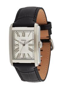 Fossil, Hommes Montre &agrave; affichage analogique 'Carraway', noir / argent