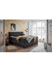 Ed Exciting Design, ED EXCITING DESIGN Boxspringbett &raquo;Fanes mit Komforteinstiegsh&ouml;he von 73cm&laquo; erh&auml;ltlich in 180x200cm, inkl. Bettkasten und 7cm Visco