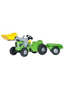 Rolly Toys, Rolly Toys Tretfahrzeug &raquo;rollyKid, Futura&laquo; Traktor mit Trailer und Lader, gr&uuml;n, Einheitsgr&ouml;&szlig;e, Tretfahrzeug