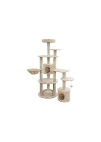 Kerbl, Kratzbaum &raquo;Annika 104 x 59 x 164 cm&laquo; 164 cm hoch, natur, Pl&uuml;sch, Sisal, B/H/T: 104 cm x 164 cm x 59 cm