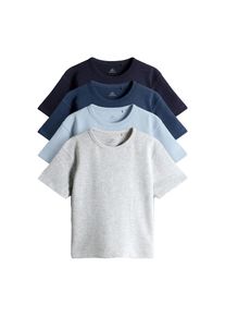 The Set, Gar&ccedil;ons T-Shirt, bleu marine / saphir / bleu clair / gris clair