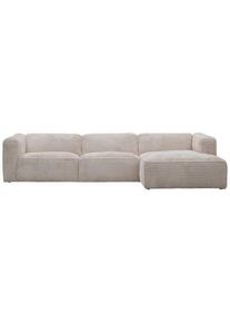 Livetastic Ecksofa , Creme , Textil , Ottomane rechts, Eckteil , 332x163 cm , Stoffauswahl, seitenverkehrt erh&auml;ltlich, Armteil links, Armteil rechts , Wohnzimmer, Sofas & Couches, Wohnlandschaften, Ecksofas