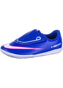 Nike JR VAPOR 16 CLUB IC PS V Fu&szlig;ballschuhe Kinder - Gr&ouml;&szlig;e 27 - blau