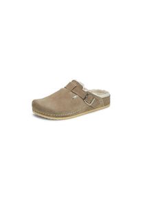 MUBB - Pantoffel Nana, beige, Gr. 41, Lammfell, Leder