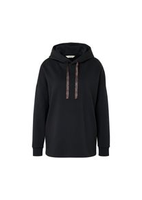 Tchibo - Langes Kapuzensweatshirt - Damen - Gr. L - schwarz