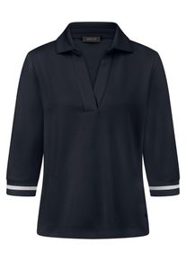 Basler - Polo-Shirt, blau, Gr. 46, Viskose