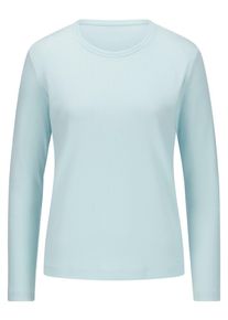 Peter Hahn - Rundhals-Shirt, blau, Gr. 42, Baumwolle