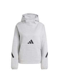 adidas Sportswear, Femmes Sweat de sport 'Z.N.E.', gris clair / noir