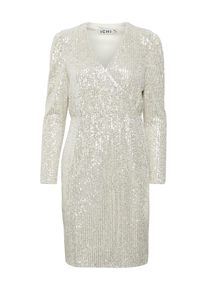 Ichi Kleid 'FAUCI' Damen, hellbeige / silber, Gr&ouml;&szlig;e XL