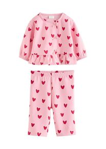 next, Filles Set, rose clair / rouge / blanc