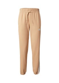 adidas Sportswear Hose 'ESSENTIALS 3-STRIPES FRENCH TERRY CUFFED' Damen Gr&ouml;&szlig;e 40 beige