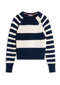Tommy Hilfiger Pullover Damen Gr&ouml;&szlig;e L navy / wei&szlig;