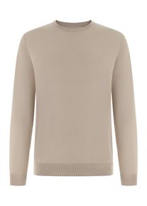 Boggi Milano ' Crew Neck Jumper in Superfine Wool ' Herren Gr&ouml;&szlig;e 48/50 sand