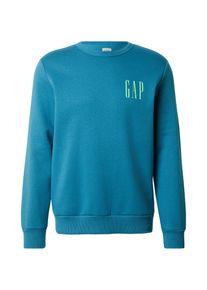 GAP Sweatshirt Herren Gr&ouml;&szlig;e S blau / limette