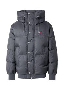 Tommy Jeans, Hommes Veste d&rsquo;hiver, gris fonc&eacute;