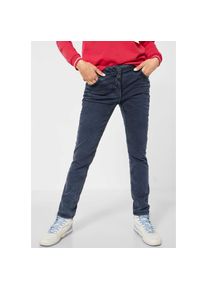 Cecil Stretch-Hose &raquo;Style Scarlett&laquo;, in geknitterter Optik blau 27 L&auml;nge 30 night sky blue Loose Fit Damenhose ""Style Scarlett"" von Cecil