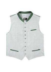 Turi Landhaus Trachtenweste, Herren, mit Zierkn&ouml;pfen gr&uuml;n 48 Stehkragen