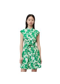 Marc O'Polo MARC O'POLO Blusenkleid &raquo;aus Papertouch-Organic Cotton&laquo; gr&uuml;n 42 Normalgr&ouml;&szlig;en Kentkragen, Knopfleiste, ausgestellter, kurzer Rock