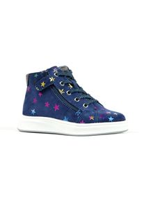 Richter Sneaker &raquo;LAURA&laquo;, mit Thermo Insole bunt 25 dunkelblau-bunt-gemustert Cooler High Top Sneaker mit bunten Sternchen im Metallic Look
